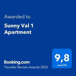 Sunny Val 1 Apartment