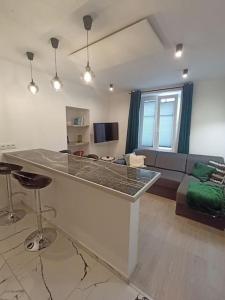 Apartament w centrum miasta przy parku i jeziorze