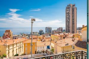 Appartements Frontiere Monaco, Centre-Ville, Balconnet Vue Mer : photos des chambres