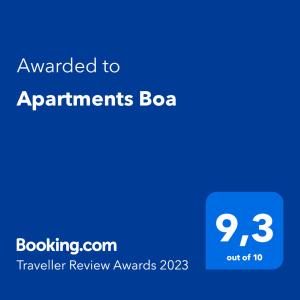 Apartments Boa