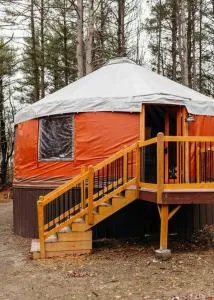 Heated & AC Yurt - Crosby