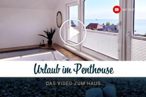 Große Penthouse Ferienwohnung mit Meerblick, Sonnenterrasse & Luxusbad von "Momentic"
