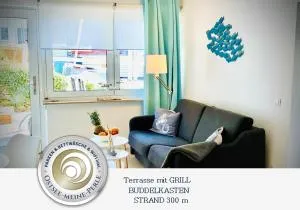FeWo STRANDGUT- Familien - Hunde - strandnah - eigene Terrasse - Sauna & Wellness - Hansaland