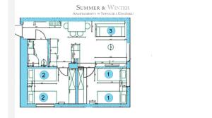 Family Luxury Gold Apartament , 1-6, 2 sypialnie i salon, 100m Bazylika, SUMMERWINTER Brand