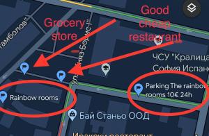 The rainbow 1 & free motorcycle parking