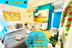 Appartements *Tropical*Hyper centre *Fibre Wifi*Studio : Appartement 1 Chambre