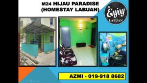 HOMESTAY HIJAU BLOK M24 VVIP GROUND FLOOR TAMAN MUTIARA WP Labuan
