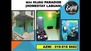 HOMESTAY HIJAU BLOK M24 VVIP GROUND FLOOR TAMAN MUTIARA WP Labuan - Kampung Pankalan Kapor