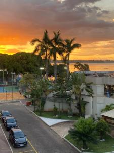 Flat Lake Side Linda Vista Lago cbanheira