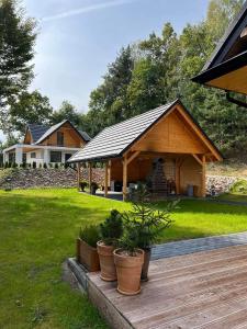 Drewniany Domek nad Doliną Dunajca