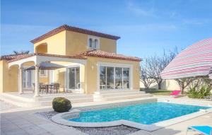 Stunning Home In Marseillan With 3 Bedrooms, Wifi And Outdoor Swimming Pool