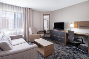 One Bedroom Suite with One Queen Bed room in Candlewood Suites Elkhart an IHG Hotel