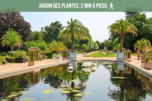 Maisons de vacances La Maison des Plantes, charmante, atypique et cosy pour 4 personnes avec parking et jardin : photos des chambres