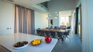 A modern villa in Zmijavci with a gym, tennis and basketball court