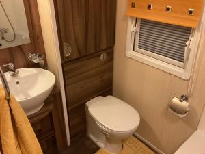 Luxury caravan at Seton Sands