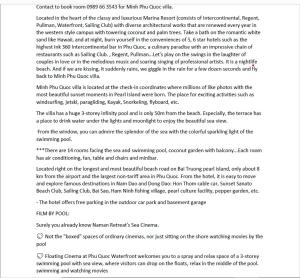 Marina resort Waterfront Minh Phu Quoc beach swimming pool