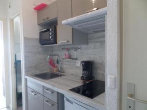 Studio cabine moderne avec garage pour 4 personnes, vue mer - FR-1-715-15
