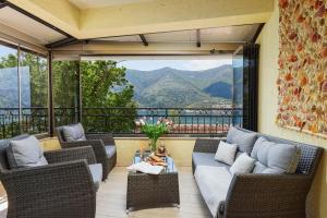 Glass Balcony with Sea View