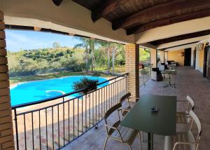 Double Room with Pool View room in Agriturismo Le Chiuse