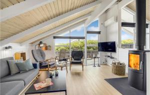 Three-Bedroom Holiday Home Harboøre With A Fireplace 06