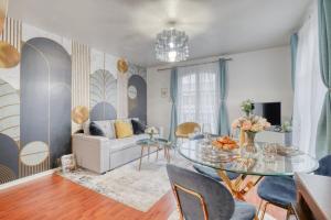 Appartements L'Elegant Chic-T2-Paris-Disneyland JO Paris 2024 : photos des chambres