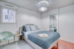 Appartements L'Elegant Chic-T2-Paris-Disneyland JO Paris 2024 : photos des chambres