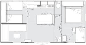 Campings Mobil Home Climatise Camping 4 etoiles : photos des chambres
