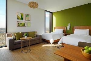 Superior Studio Apartment – Twin Bed (Complimentary Breakfast & Shuttle to Sobha Realty Metro Station, JBR Beach & Mall of the Emirates) room in Element Me'aisam Dubai