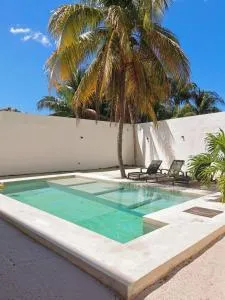 Departamento de playa con Alberca - Tebon