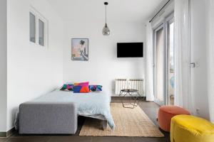 Appartements Lyon Cite-La suite Passerelle avec balcon-Caluire : photos des chambres