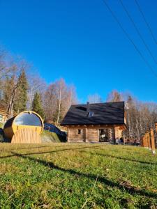 Babiogórska Chata - dom z bali z jacuzzi i sauną