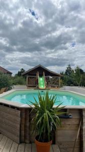 Villas Magnifique villa avec piscine et cabane : photos des chambres