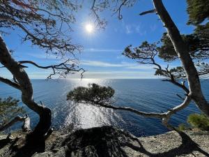 Appartement en résidence privée, face à la mer avec accès direct plage