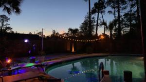 Very Private 3 Bed Home with HEATED Pool Palms and Big Fenced Yard