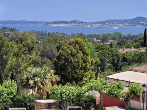 Vue mer et clim Les Restanques coquelicots 1115