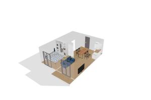 Appartements Bright flat near Disneyland with private parking : photos des chambres