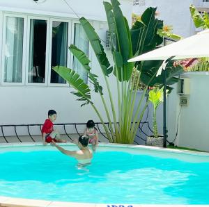 5 Bedroom Villa in Vung Tau- Biệt thự 5 phòng Bãi sau- The Black & White Garden Villa
