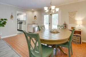 Oak Island Home with Spacious Backyard and Porch