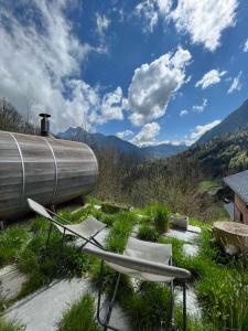 Chalets Chalet with Panoramic View and Sauna : photos des chambres