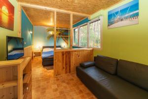 Urlaub im Bungalow mitten im Wald