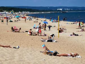 Przystań Letnica Flou, noclegi plaża 700m