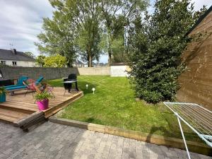 Maison toute équipée 3 chambres avec jardin calme et Spa