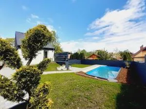 Háziállatbarát BICHON nyaraló medencehasználattal - Fehérbézseny