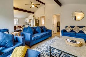 Fire Pit and Deck Inviting Pocono Lake Home