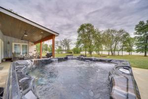 Lakefront Afton Home with Hot Tub and Game Room!