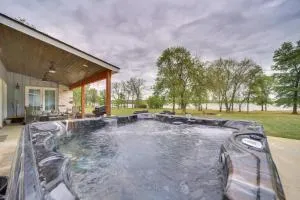 Lakefront Afton Home with Hot Tub and Game Room! - Monkey Island