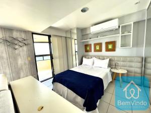 Apartamento com linda vista mar no Bahia Suites