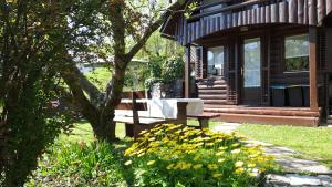 Wooden cabin with a view