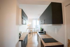 Appartements Superbe appartement 2 pieces avec vue mer - Brest : photos des chambres