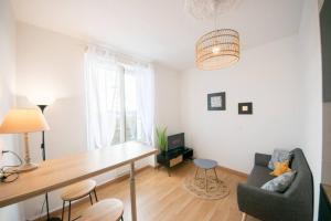 Appartements Superbe appartement 2 pieces avec vue mer - Brest : photos des chambres